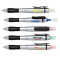 2- In- 1 Twist Action Highlighter And Ball Point Pen